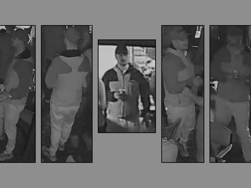 Rotherham police have released CCTV images of a man they would like to speak to in connection with a reported assault.
It is reported that on 4 May at 11.30pm a man was assaulted by an unknown man at the Westville club on Barnsley Road, Rotherham, suffering serious injuries in the altercation.
Enquiries are ongoing but officers are keen to identify the man in the images as he may be able to assist with enquiries.
He is described as a white man, of medium build, in his mid-20s to 30s, and 5ft 10ins tall.
He has short dark hair and facial stubble on his chin and upper lip.
Quote investigation number 14/83459/24.
Photo: South Yorkshire Police