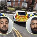 Nasser Nashir (left) and Abdul Hakim (right) have been jailed as part of the police probe into the death of Lamar Leroy Griffiths, who was shot dead at a car wash in Sheffield