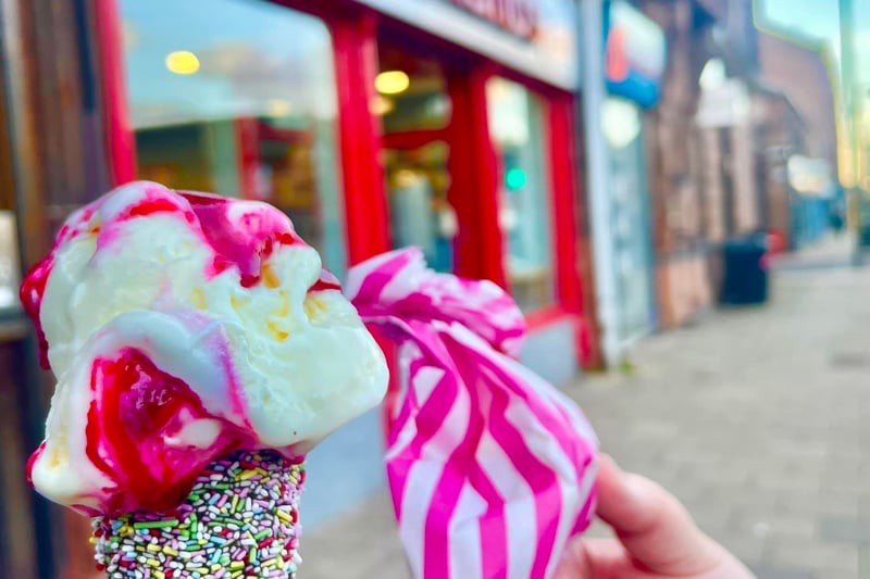 Although Uddingston is famous for Tunnock's, it should also be known for Tortolano's who serve some of the finest ice cream around.  23 Main St, Uddingston, Glasgow G71 7ES. 