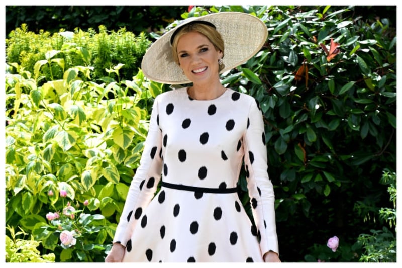I am a huge fan of polka dots, so it is no surprise that TV presenter Charlotte Hawkins makes my best dressed list!