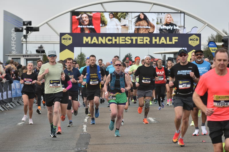 115 brilliant pictures of runners in Manchester Half Marathon 2024