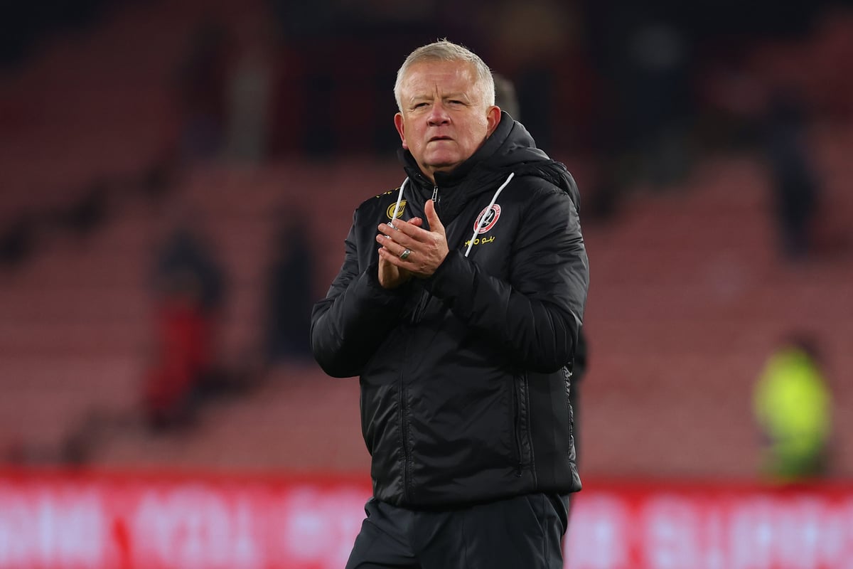 Not ideal..." - Chris Wilder makes Sheffield United point ahead of  Sunderland clash as pressure put back on Leeds United