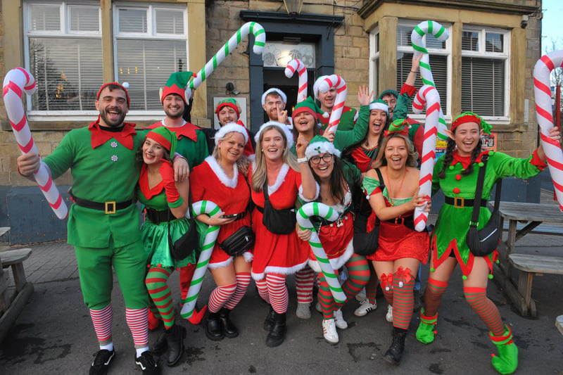 13 hilarious pictures from the Otley Run as Christmas costumes take ...