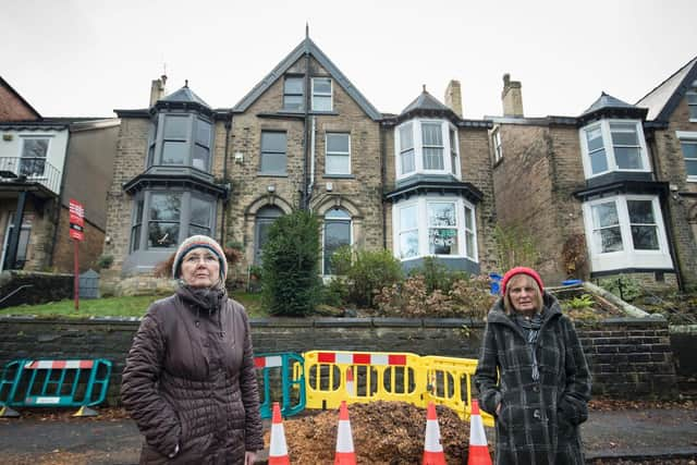 Jenny Hockey and Freda Brayshaw who were arrested by police after protesting against a controversial tree felling programme