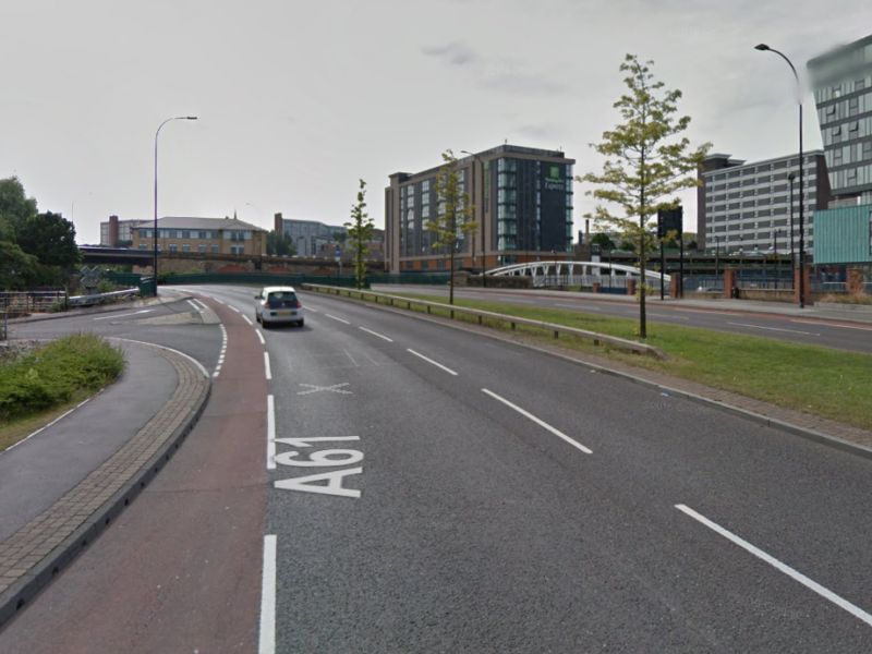 Sheffield s ring road closed due to crash at A61 Derek Dooley Way