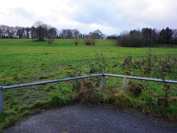 The site for the proposed new school