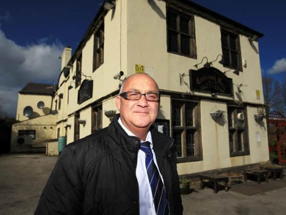 Sean Fogg outside Carbrook Hall in Attercliffe