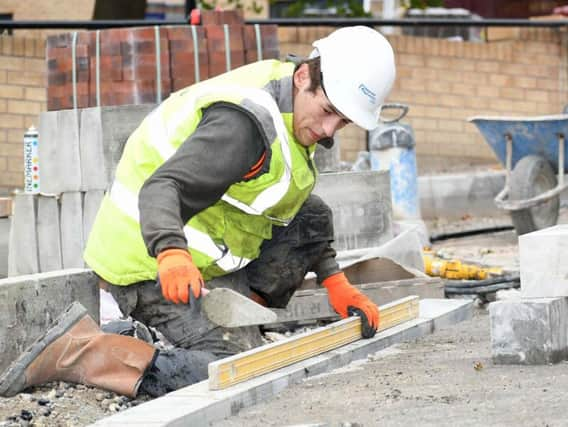 Ryan at work on a site in Norfolk Park