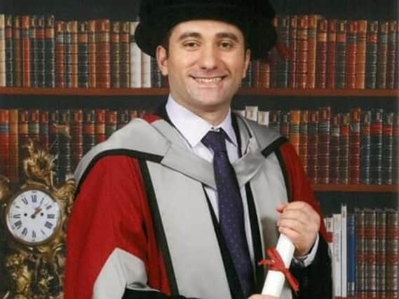 Shqiperim Reka at his PhD gradutation