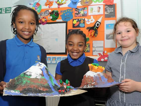 Pupils at Hillsborough Primary School