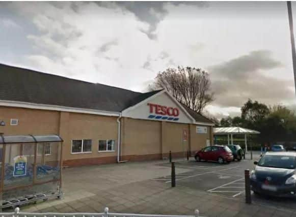 Tesco at Dinnington was raided