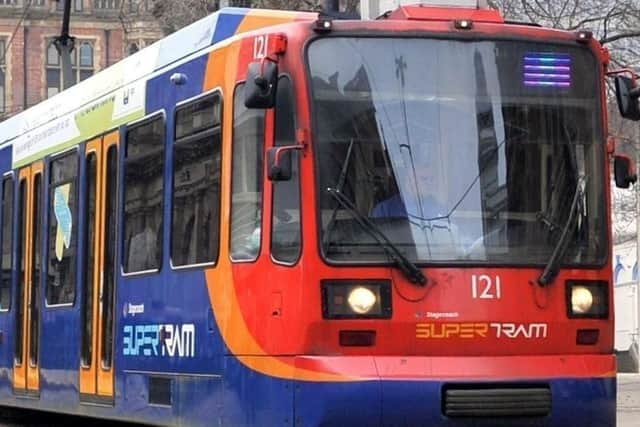 Supertram in Sheffield