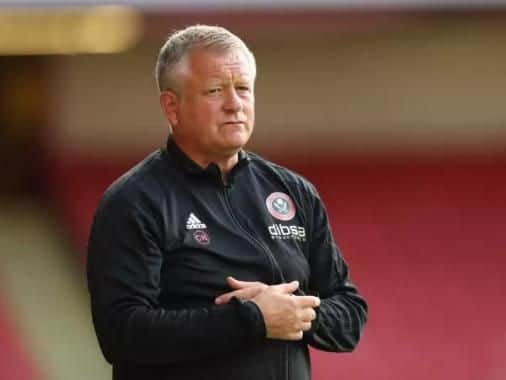 Sheffield United boss Chris Wilder