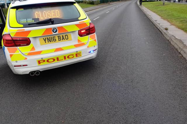 Police on Wheatley Hall Road, Doncaster. Picture: SYP Operational Support.