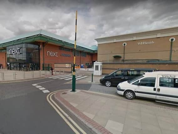 A boy was stabbed outside Meadowhall last night