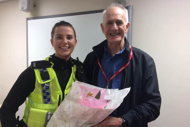 PC Nicole Palmowski saved the life of runner James Brogan