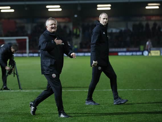 Chris Wilder has won plaudits for his team's approach: David Klein/Sportimage