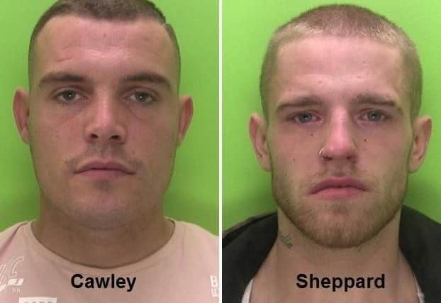 Thomas Cawley and Tristan Sheppard. Picture: Nottinghamshire Police.