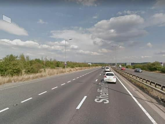 Five vehicles were involved in a collision on the Sheffield Parkway earlier today