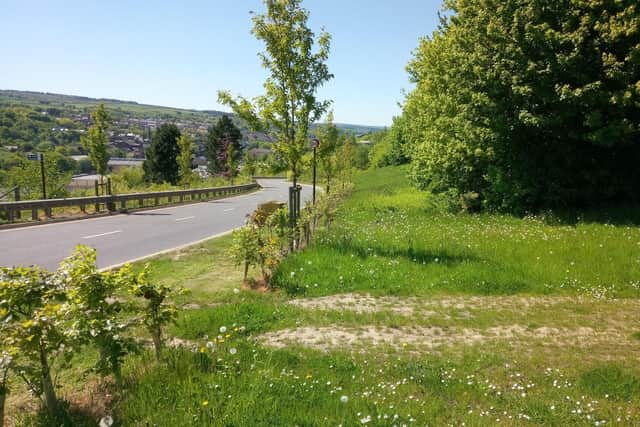 Fox Valley Way in Stocksbridge where the Steel Valley Project's volunteers were working when the strimmers were stolen