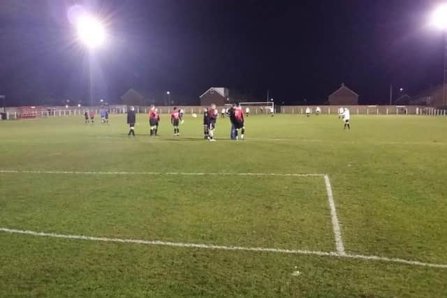 The game was played at Maltby Main FC's Muglet Lane stadium.