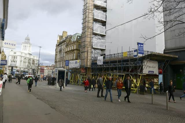 Fargate in Sheffield City Centre