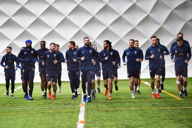 Sheffield Wednesday in training