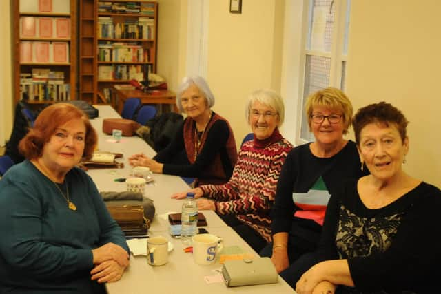 The coffee morning at Carpenter Gardens, Intake.