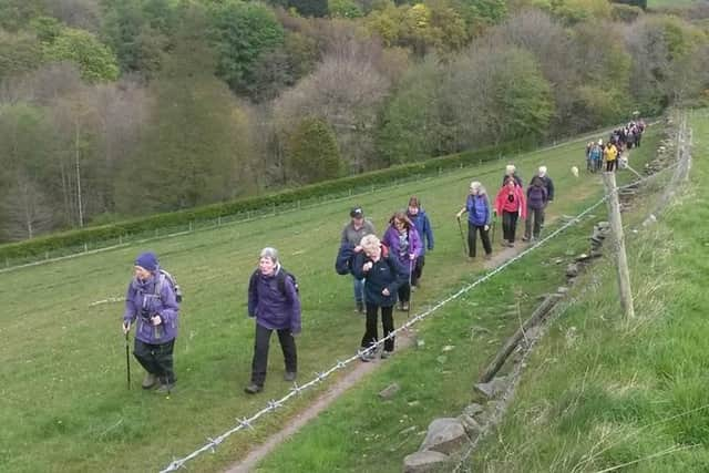 A previous walking festival held at the Norfolk Arms.