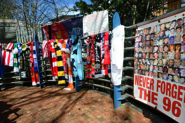 The Hillsborough Memorial at Sheffield Wednesday Football Club. Picture: Scott Merrylees