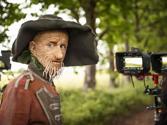 Mackenzie Crook as Worzel Gummidge. (Photo: BBC).