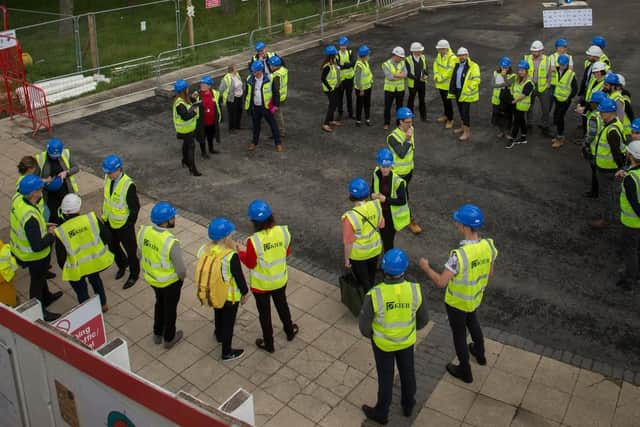 The groundbreaking ceremony at Park Hill.