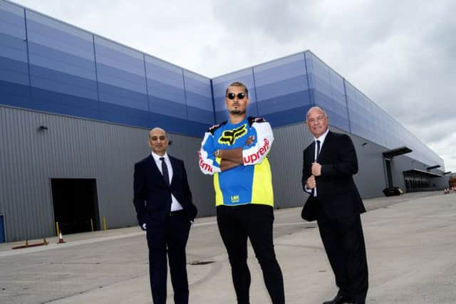 From left: Coun Mazher Iqbal, Umar Kamani, and Clipper founder Steve Parkin.