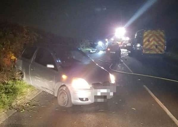 The scene of a serious road traffic collision on Woodthorpe Road, at Mastin Moor, from November 2, 2017.