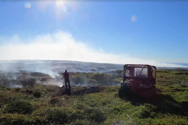 A fire on Saddleworth Moor has raged all week