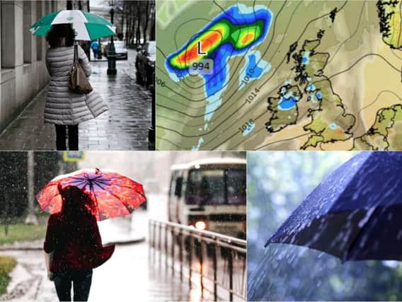 Will the weather in Yorkshire this weekend be bright and sunny or bleak and grey?