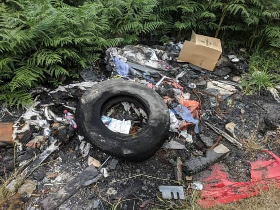 The scene on Castlebeck's playing fields (Photo: SYP)