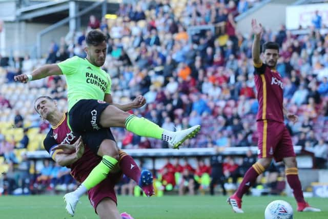 Sheffield United's George Baldock. Simon Bellis/Sportimage