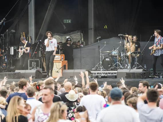 Coats on the main stage on Saturday afternoon. Picture Dean Atkins