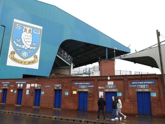 Owls fans outside Hillsborough