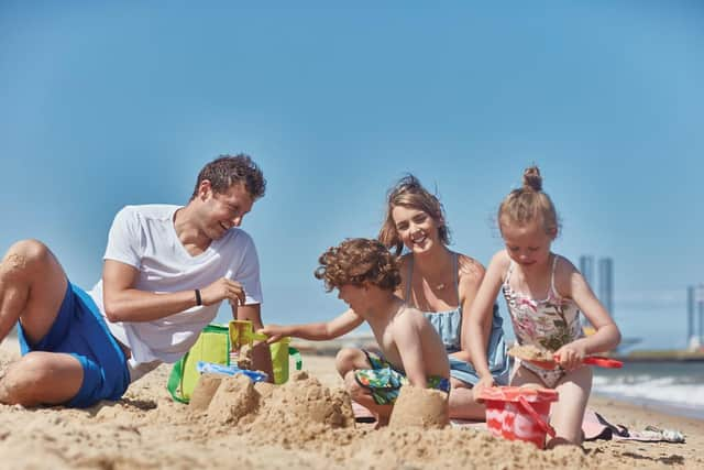 Gorleston Beach near Cherry Tree Holiday Park