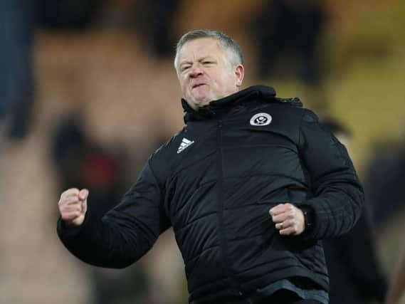 Blades boss Chris Wilder