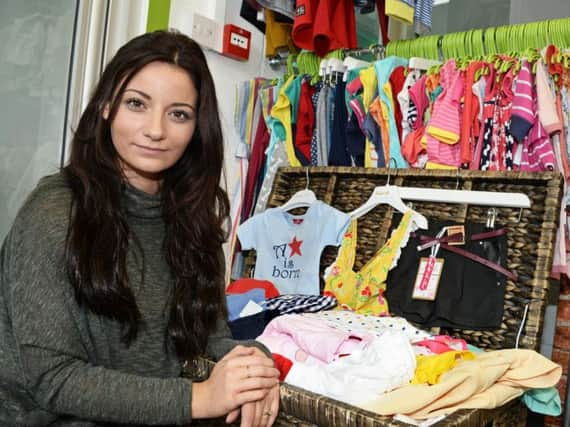 Frances Bishop, former Apprentice contestant, who runs the Pud store at Waterdale, Doncaster. Picture: Marie Caley