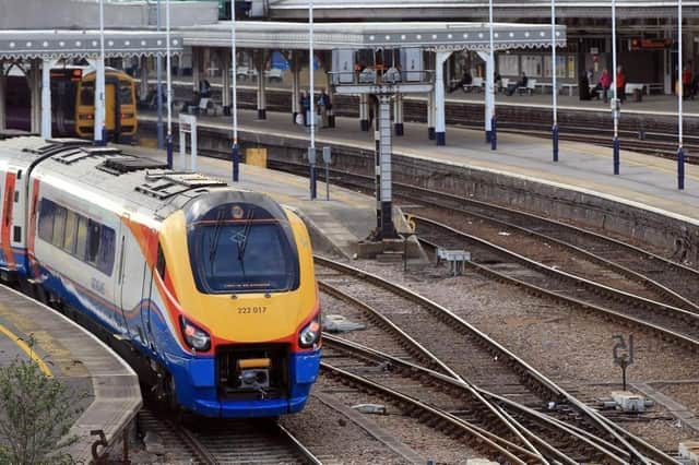 Sheffield railway station.