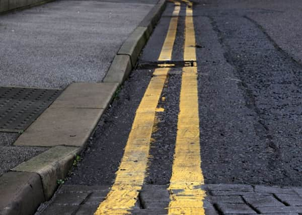 Double yellow lines and parking. Picture: Andrew Roe