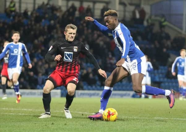 Chesterfield FC v Coventry City, Gboly Ariyibi