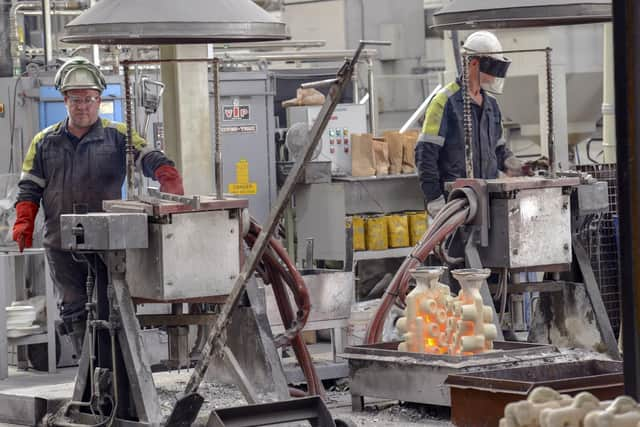 Moulds in the Precision Foundry.