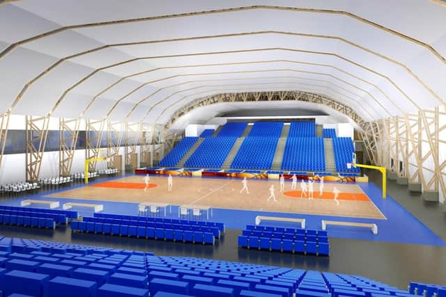 How the Park Community Arena on the Olympic Legacy Park would look.