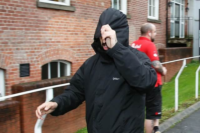 Mohammed Imran Ali Akhtar, 36, arrives at Sheffield Magistrates' Court