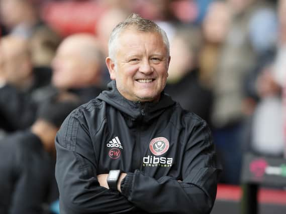 Sheffield United manager Chris Wilder